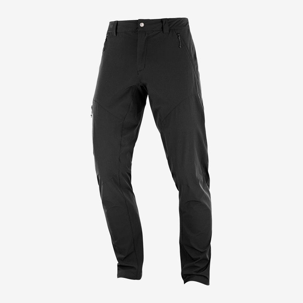 Pantalons Salomon Homme Noir - Salomon WAYFARER TAPERED - France (5130-YCORN)